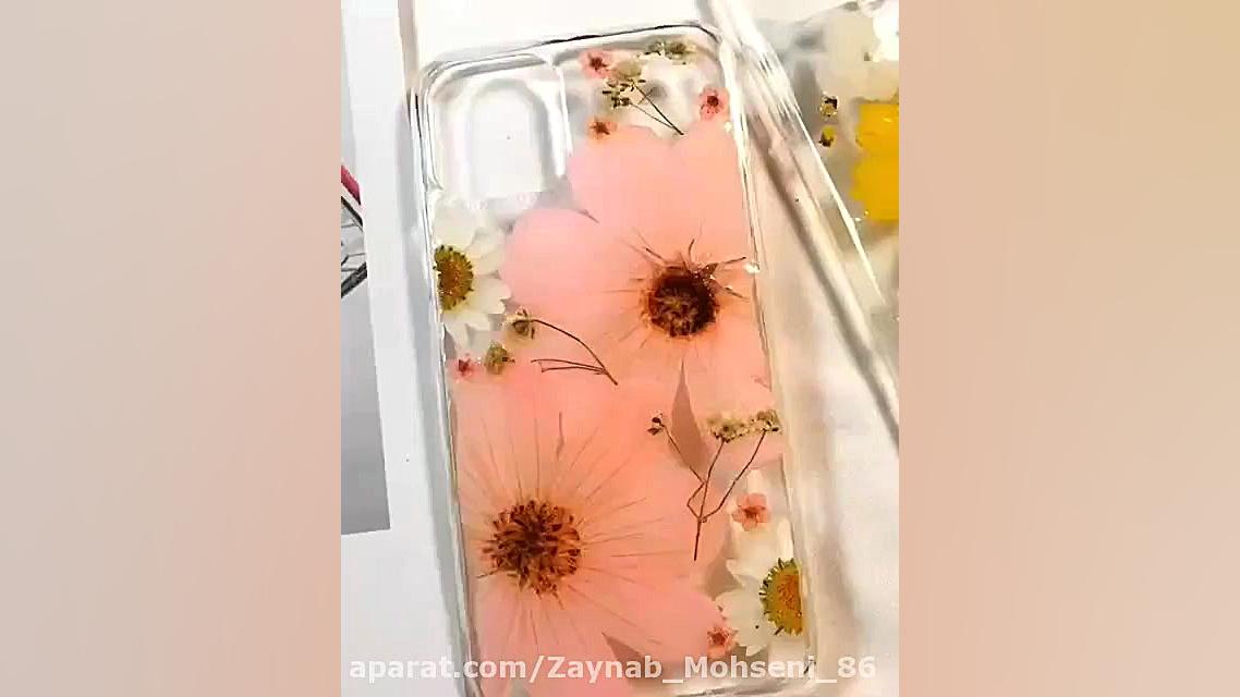 تزئین جلد تلفن همراه به روش رز...