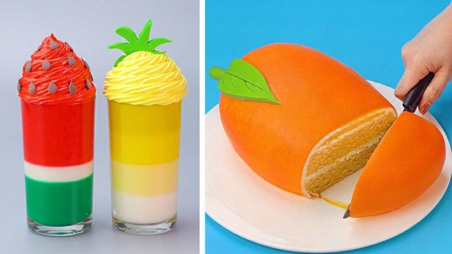 زیباترین ایده تزیین کیک میوه ا...