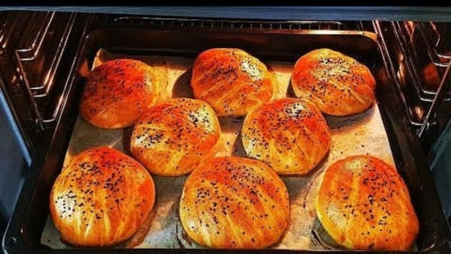 تهیه کلوچه ارده و شیره خرما سا...