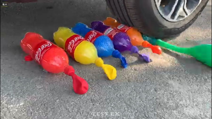 چالش خرد کردن اجسام با ماشین...