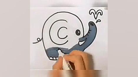 اموزش نقاشی فیل