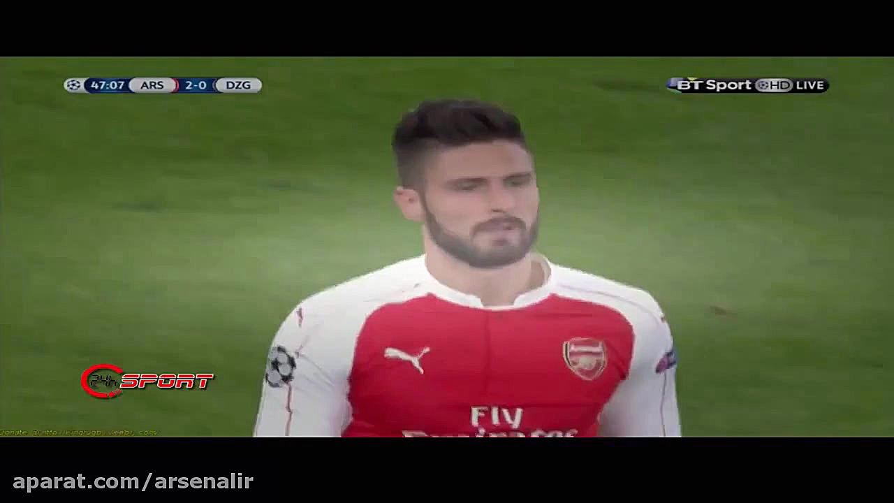 آرسنال 3 0 دینامو زاگرب