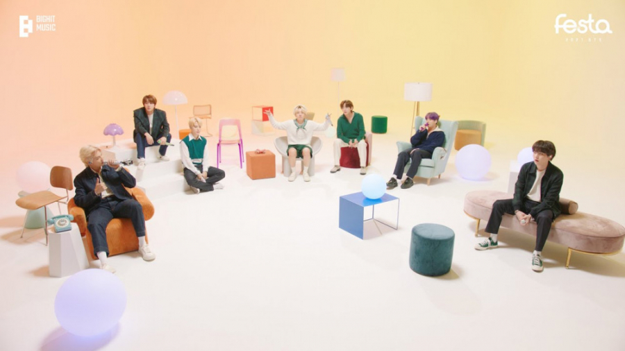 BTS نهمین هدیه ی فستای2021 با...