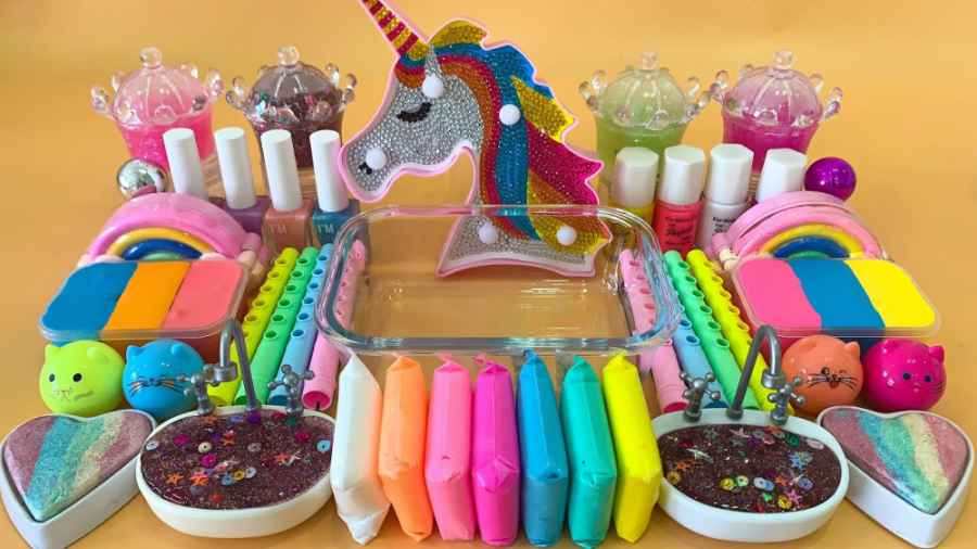 یونیکورن اسلایم اکلیلی آرایشی