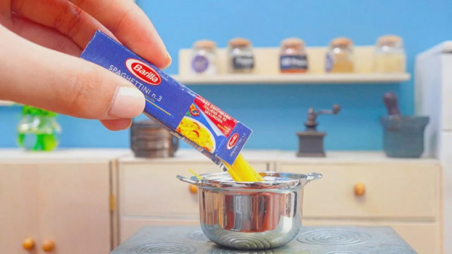 آشپزی کوچک مینیاتوری  غذای مین...