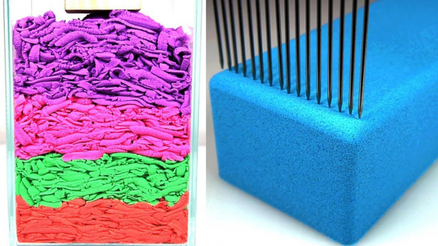 بازی و سرگرمی کودکان با ماسه ه...