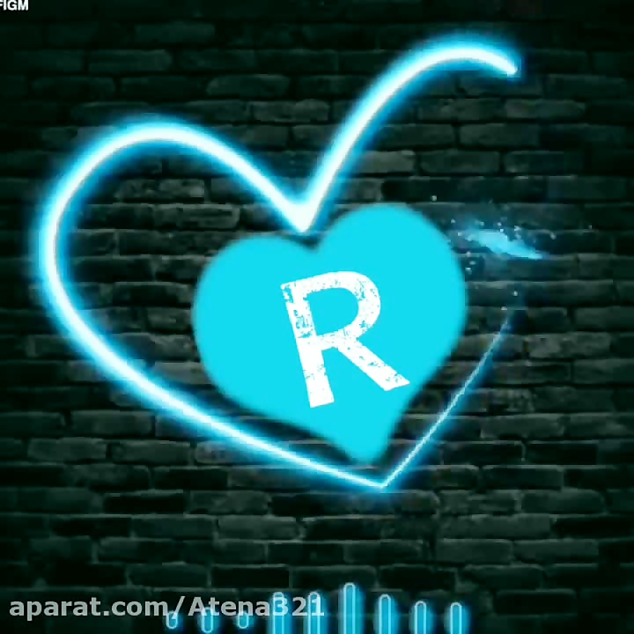 کلیپ اسم R برای استوری واتساپ و اینستا