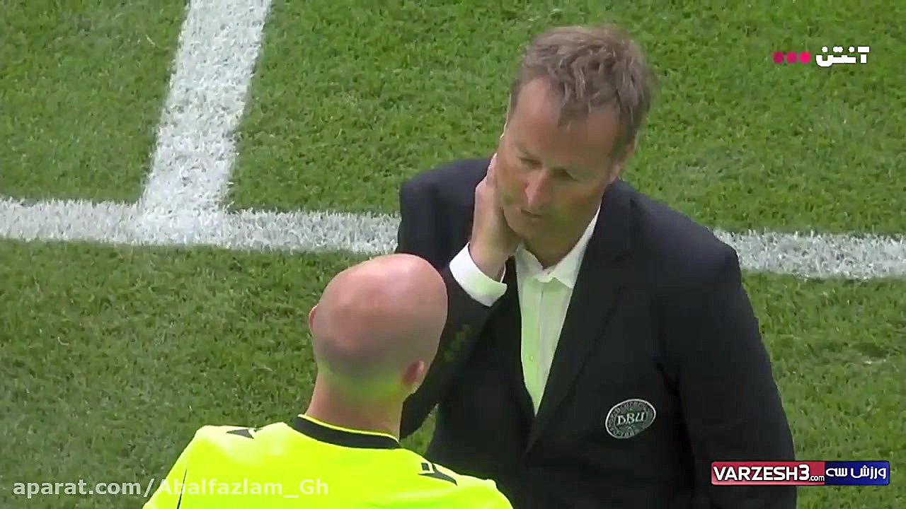 کریستین اریکسن | لحظه بیهوشی ک...