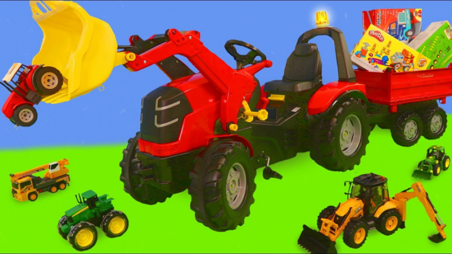 کارتون ماشین بازی:: تراکتور ها...