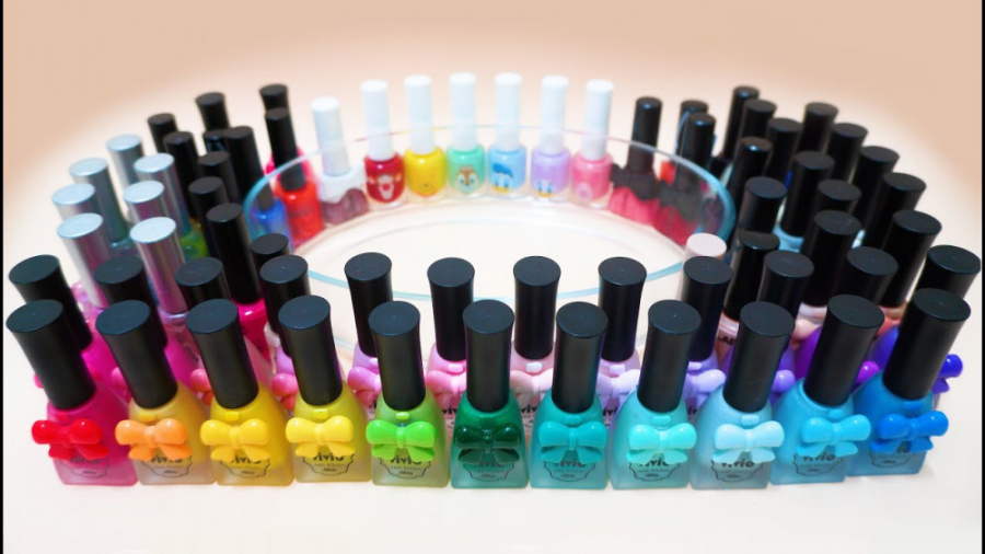 میکس اسلایم و آرایشی  لاک ناخن