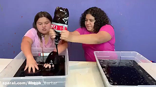 چالش ساخت اسلایم با نوشابه با...