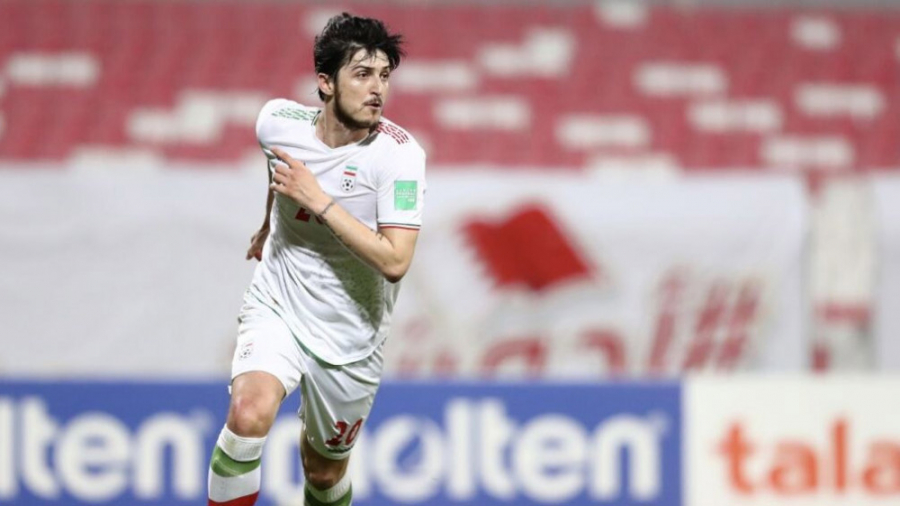 گل اول ایران به عراق توسط آزمو...