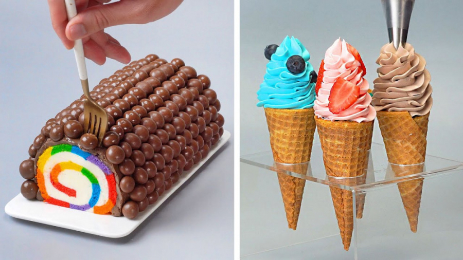 آموزش تزیین کیک و دسر شکلاتی و...