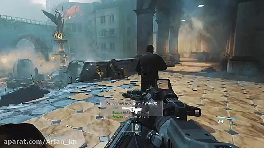 پارت دوم بازی call of duty infinite warfare برای ps4 توسط خودم