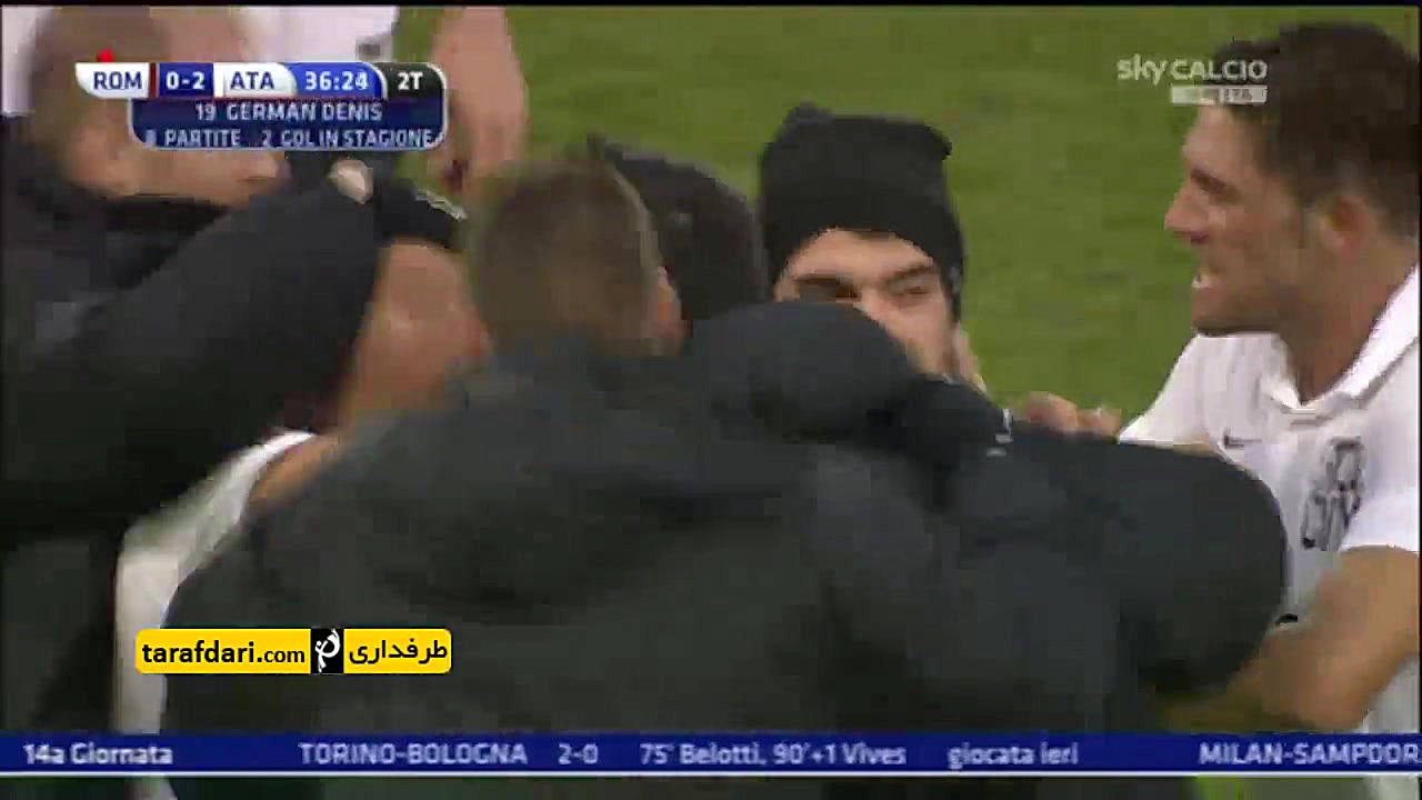 خلاصه بازی آاس رم 0 2 آتالانتا