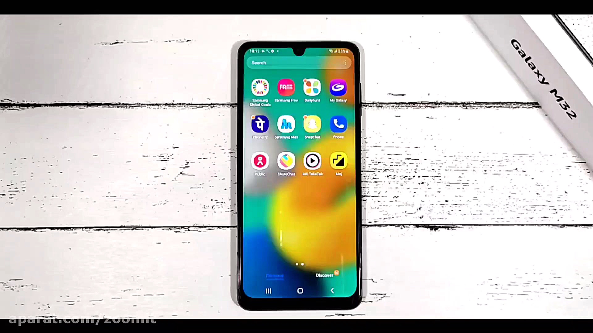 جعبه گشایی گلکسی M32 سامسونگ