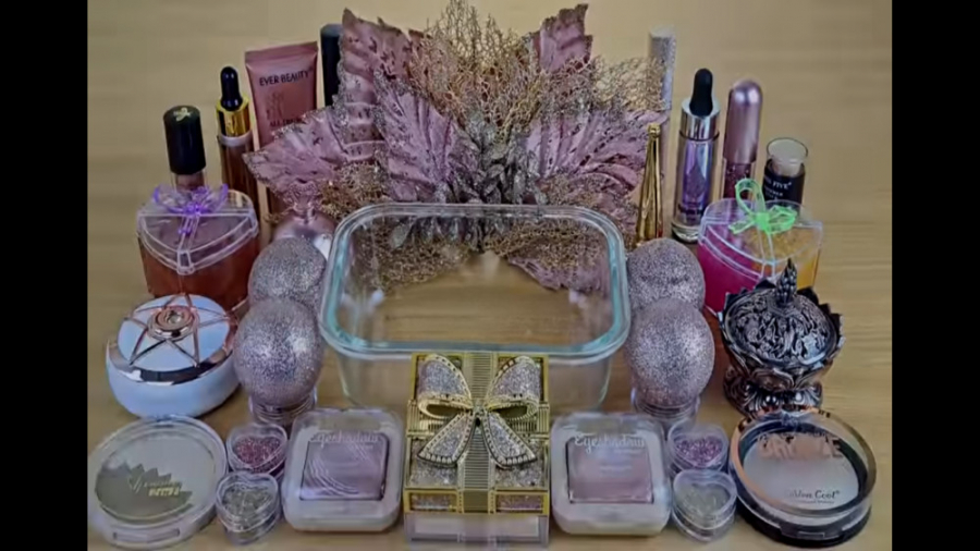 رنگ کردن اسلایم با سایه چشم و...