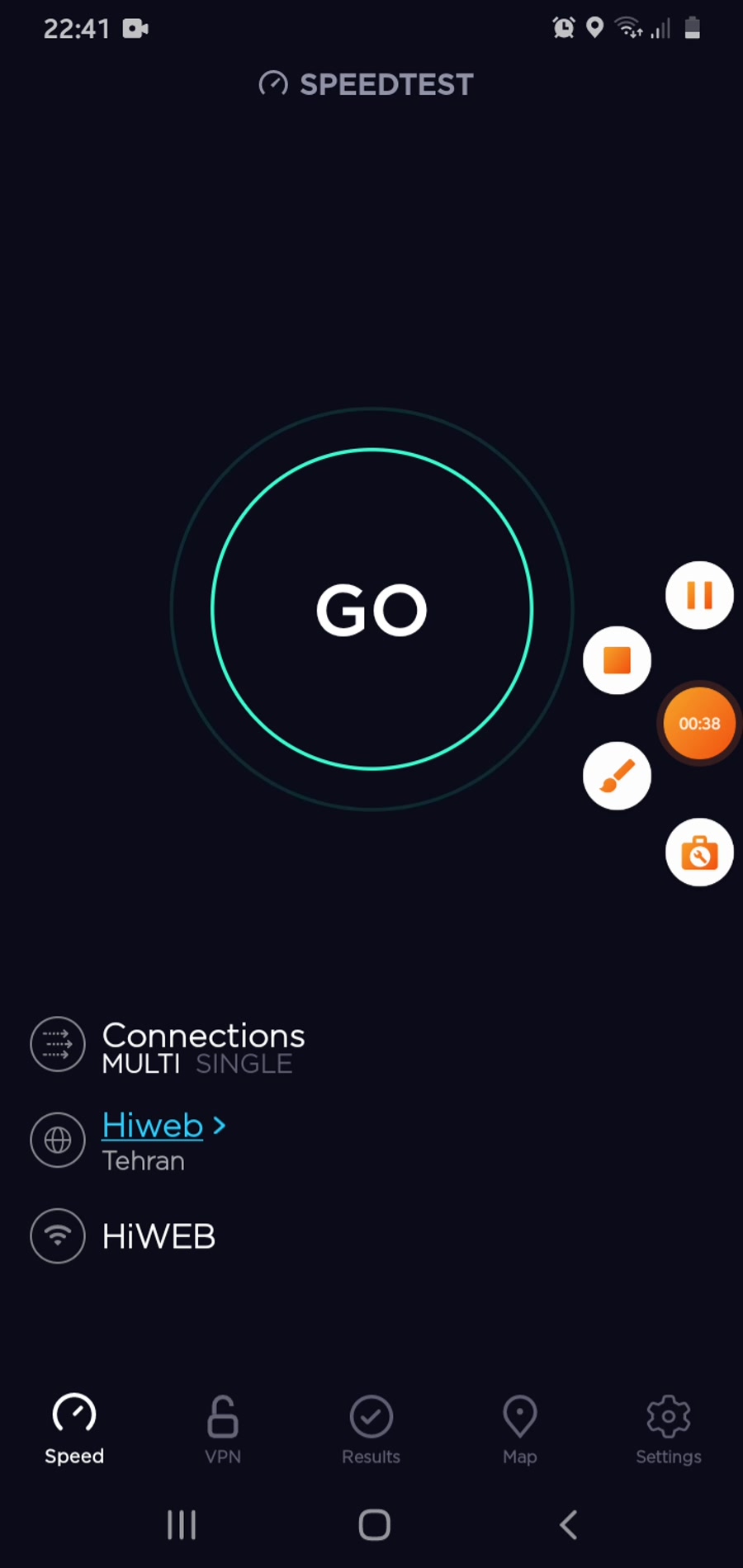 توضیح در باره ی برنامه تست سرع...