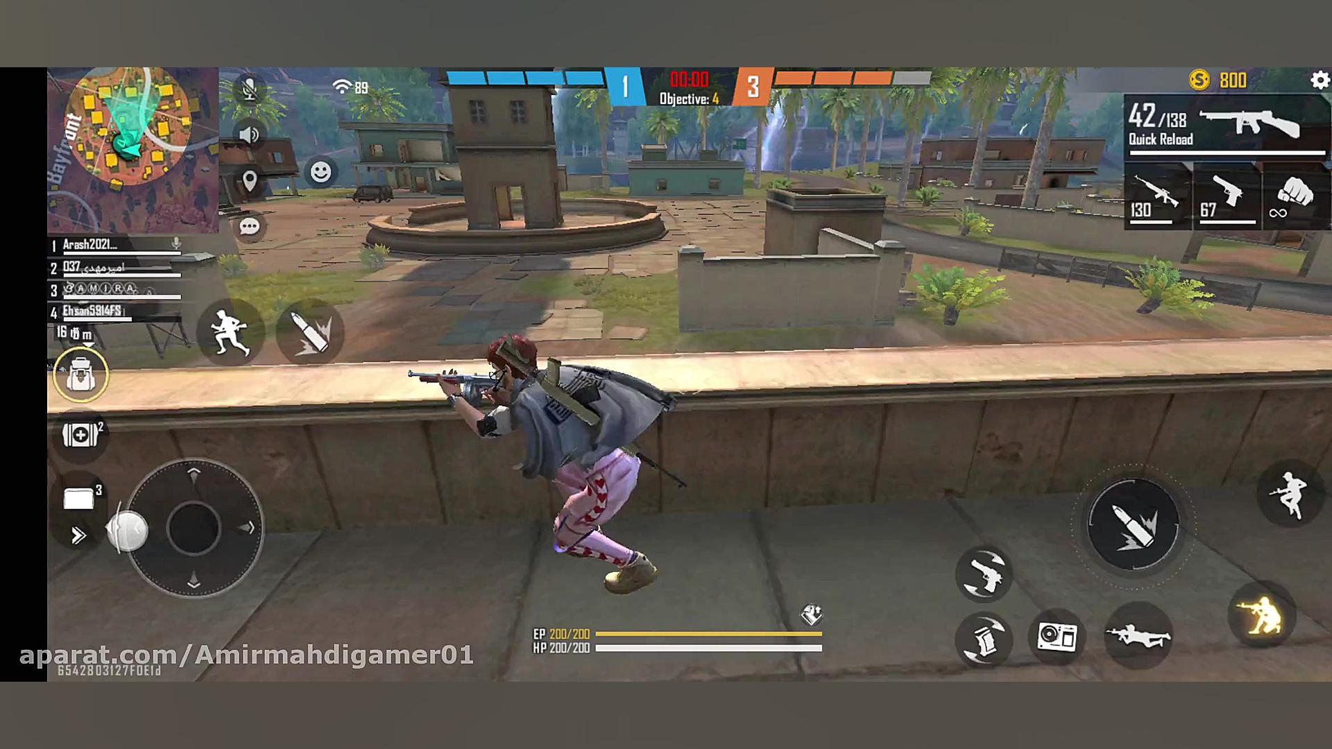 چالش سه نفره در فری فایر