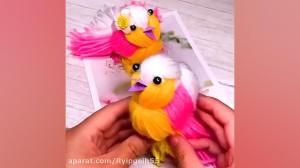 آموزش کاردستی گنجشک