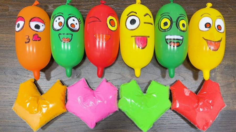 اسلایم بادکنکی  ساخت اسلایم  ب...