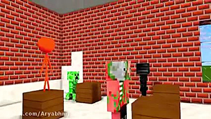 انیمیشن ماینکرافت مدرسه هیولا...