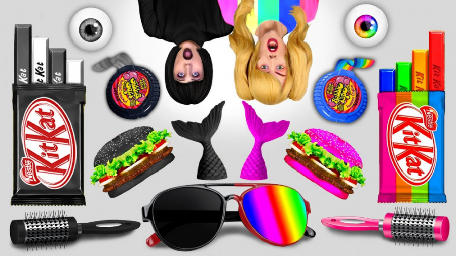 چالش غذای سیاه در مقابل رنگین...