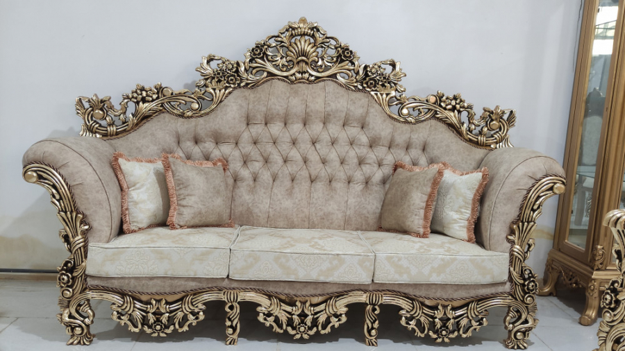 مبل سلطنتی نه نفره پنجه شیری