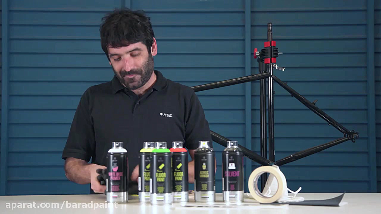 آموزش رنگ کردن دوچرخه بصورت حر...