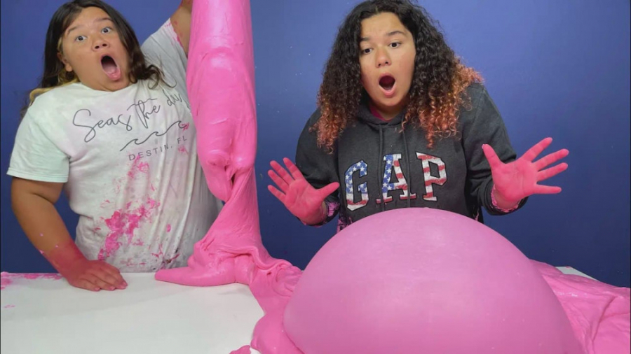 چالش ساخت بزرگترین اسلایم صورت...