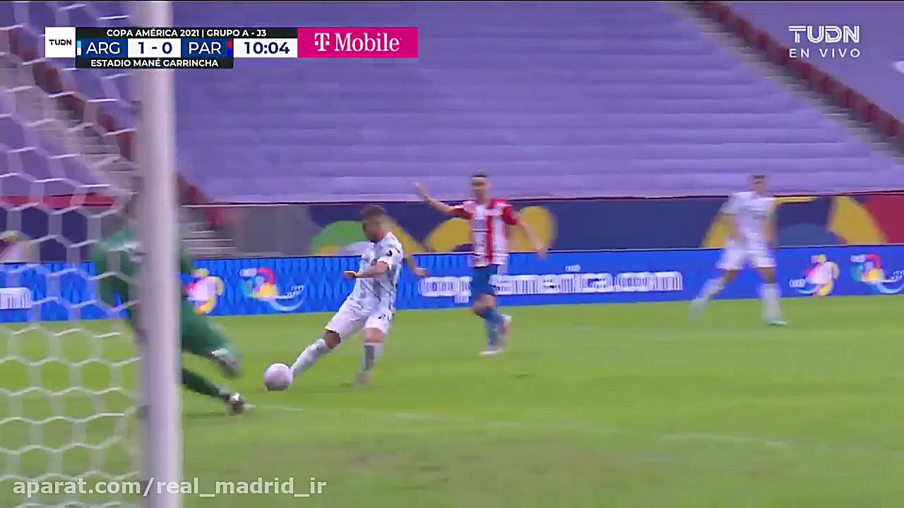 پاس گل دیدنی دی ماریا روی گل آ...