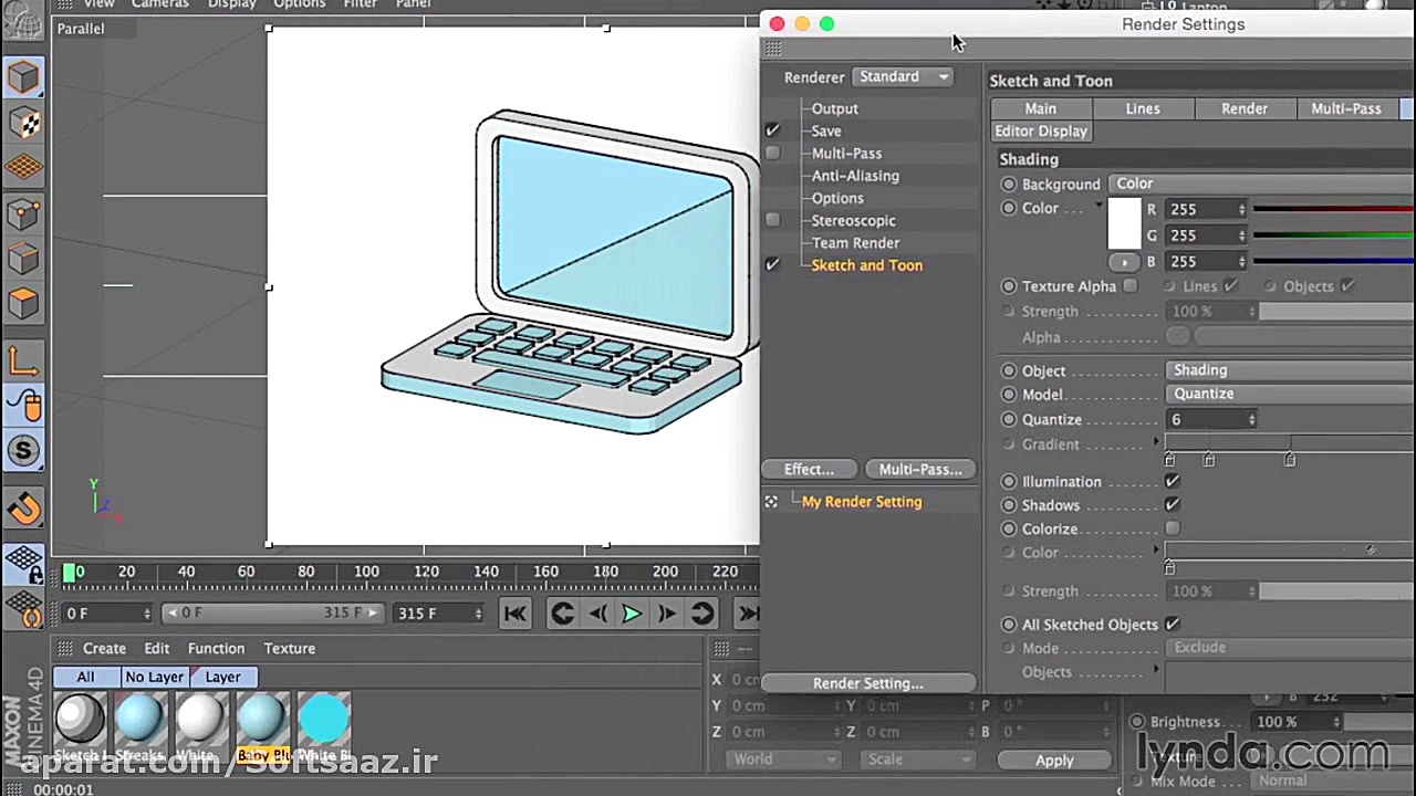 آموزش ایجاد موشن گرافیک در سین...