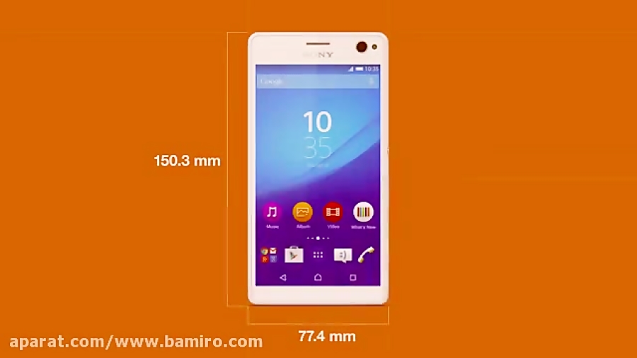 فیلم معرفی sony xperia c4 از بامیرو زمان66ثانیه