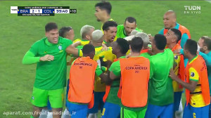 گل زیبای کاسمیرو به کلمبیا در...