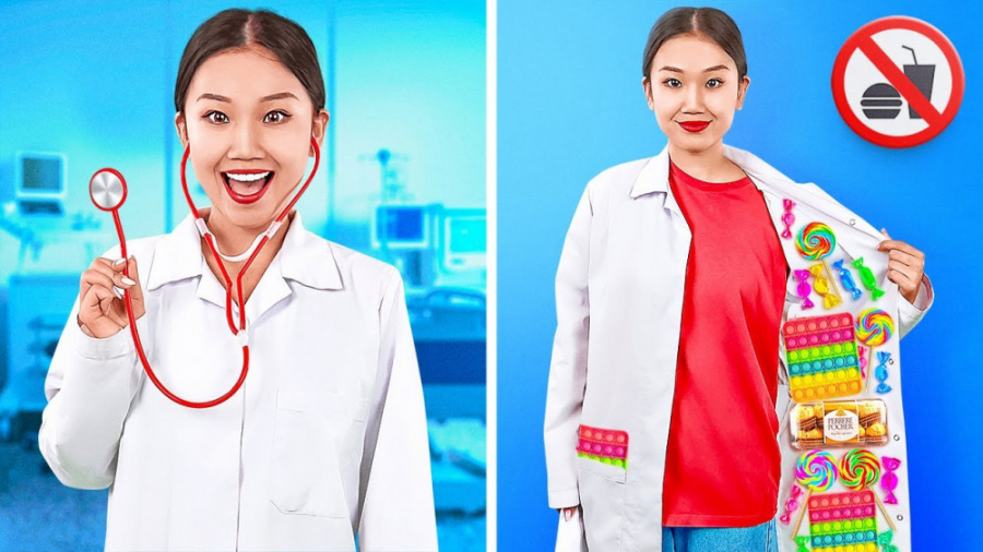 چالش خوراکی یواشکی در بیمارستا...