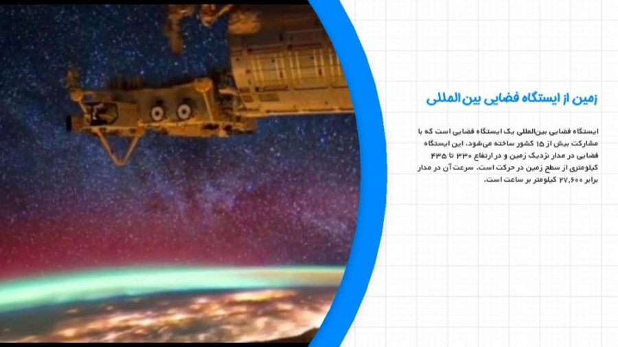 زمین از ایستگاه فضایی بین‌المل...