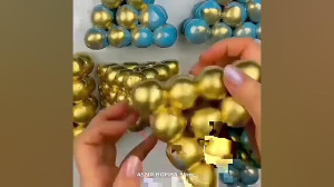 (♡اسلایم کرانچی طلایی♡)
