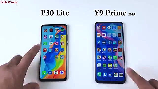 مقایسه تست سرعت گوشی هواوی y9...