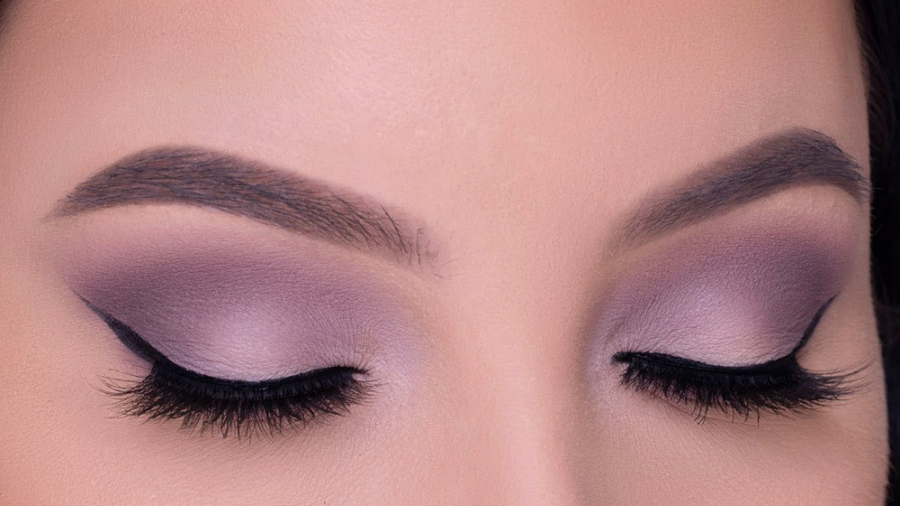 آموزش آرایش چشم:: سایه چشم بنف...