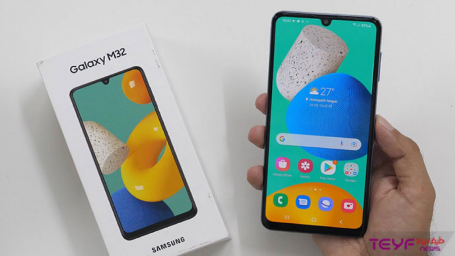 جعبه گشایی گوشی Galaxy M32