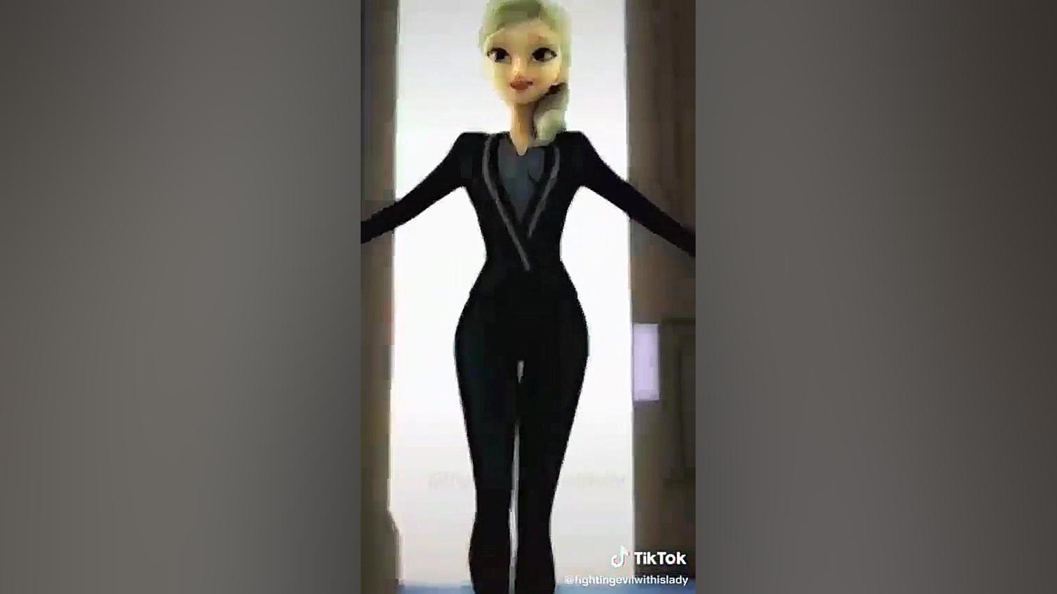 شباهت السا به خاله ی آدرین