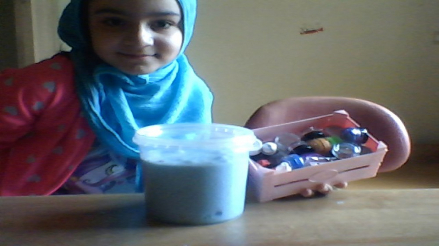 تزيين كردن اسلايم