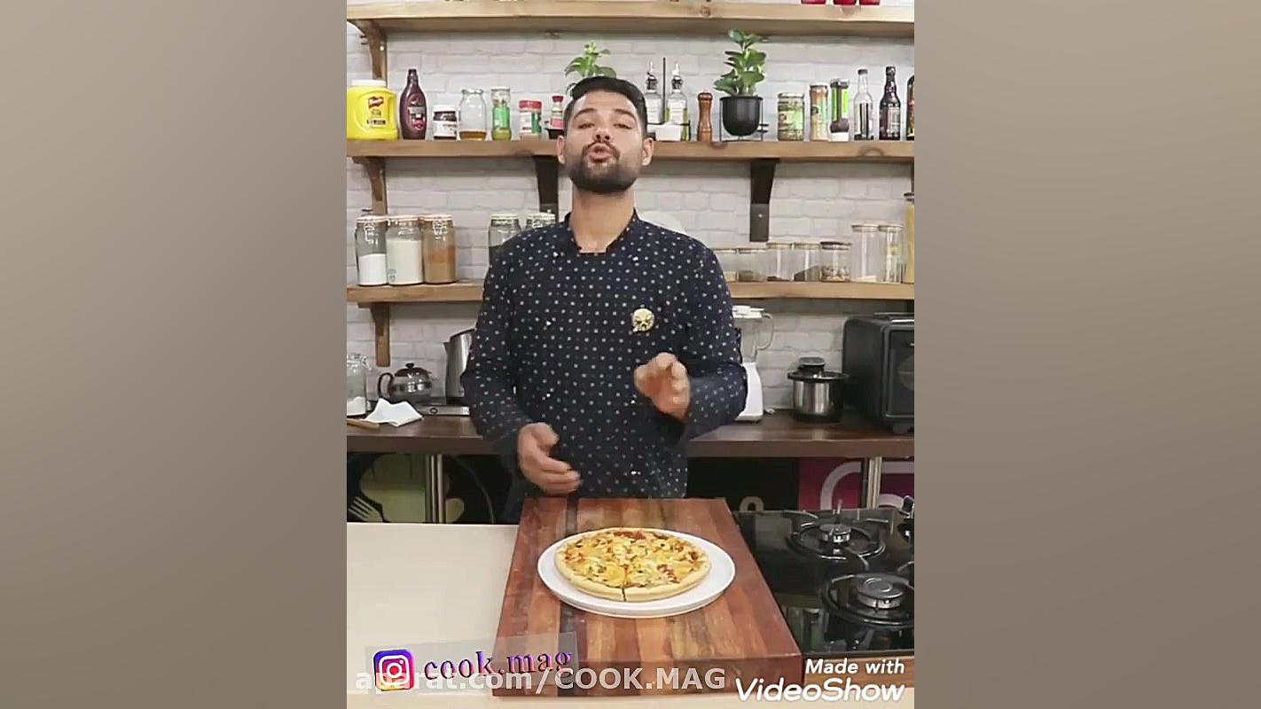 طرز تهیه پیتزا سبزیجات خوشمزه...