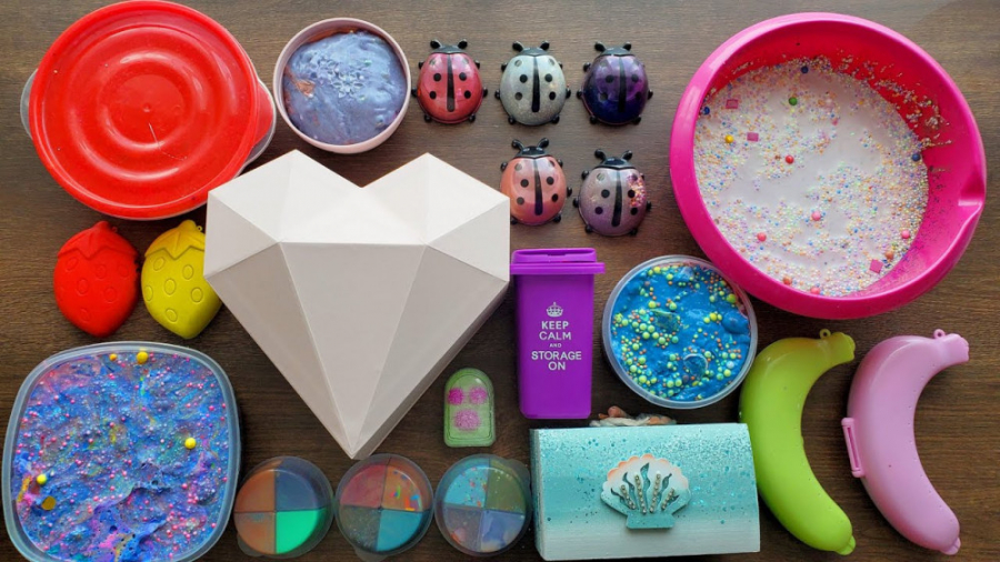 6 دقیقه مخلوط انواع اسلایم