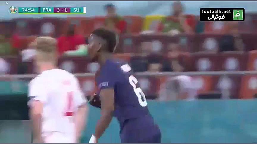 کل بازی فرانسه و سوئیس که هیچ...