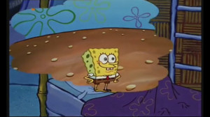 باب اسفنجی و حُباب گرفتن  انیم...