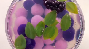 اسلایم شفاف انگوری :|