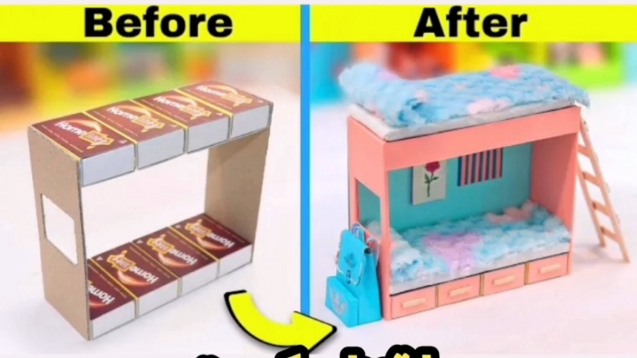 آموزس ساخت تخت برای باربی