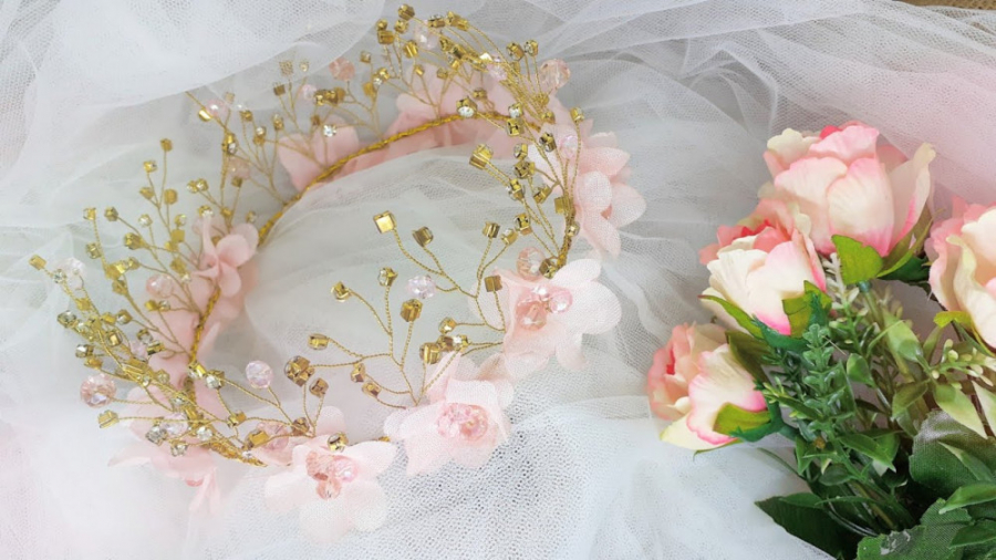 آموزش ساخت تاج سر گل دار برای...