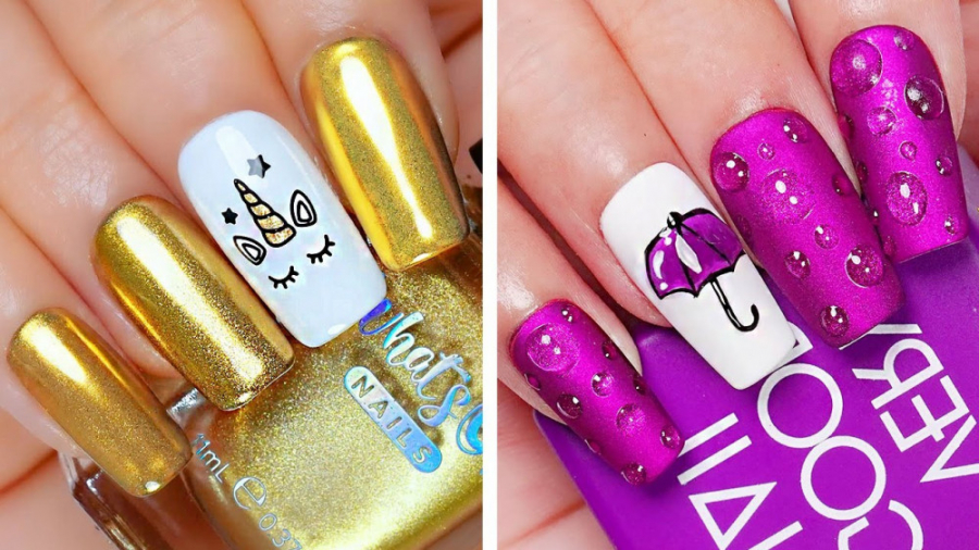 آموزش طرح های زیبای ناخن:: آمو...